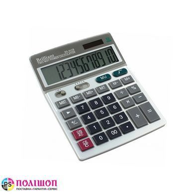 Калькулятор Brilliant BS-812В, офісний, 12 розрядів
