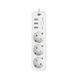 Сетевой фильтр PREMIUM LP-X3 USB 2м White (3x220V-2200W, 3xUSB-3,4A)