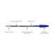 Ручка кулькова масляна BIC Cristal Original, червона