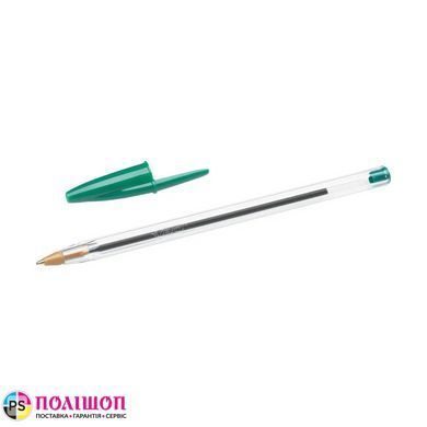 Ручка кулькова масляна BIC Cristal Original, зелена