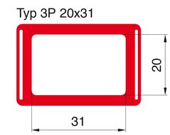 Віконця ZIP тип 3 (20х31мм), 340 мм, 100 шт.