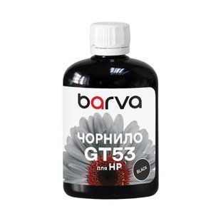 Чорнило сумісне для HP GT53 K спеціальне 100 мл, пігментне, чорне Barva