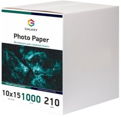Фотобумага 210 г/м2 формат 10х15 1000 листов матовая Galaxy