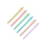 Шариковая ручка BUROMAX PASTEL Rubber Touch, 0,5 мм, синие чернила