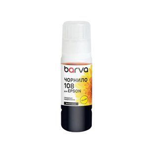 Чернила BARVA для Epson 108 YELLOW 70 мл, OneKey, водорастворимые, желтые