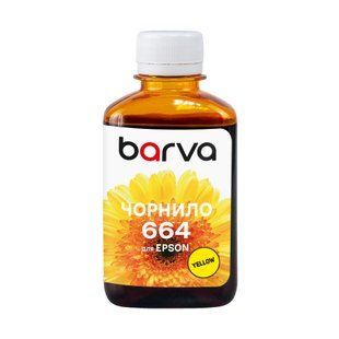 Чернила для Epson 664Y специальное 180 мл, водорастворимые, желтые Barva