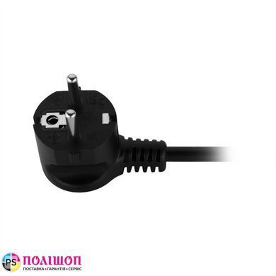 Удлинитель сетевой 2E Plus 10A, 3м, черный (3x220V-2300W)