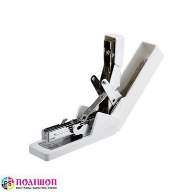 Степлер Deli NuSign ENS081 до 25 аркушів, білий, легкий натиск
