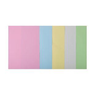 Папір кольоровий BUROMAX PASTEL, асорті, 20 арк., А4, 80 г/м&sup2;