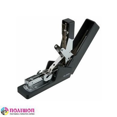 Степлер Deli NuSign ENS081 до 25 аркушів, чорний, легкий натиск