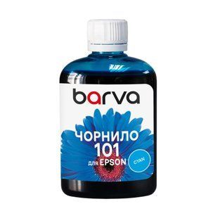 Чорнило для Epson 101C спеціальне 100 мл, водорозчинне, блакитне Barva