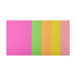 Набір кольорового паперу BUROMAX NEON, 5 кольорів, 20 аркушів, А4, 80 г/м&sup2;