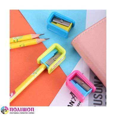 Точилка для олівців DELI ER00100 серії POP!, 1 отвір, блакитна