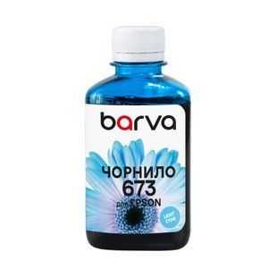 Чернила для Epson 673C специальное 180 мл, водорастворимое, светло-голубое Barva