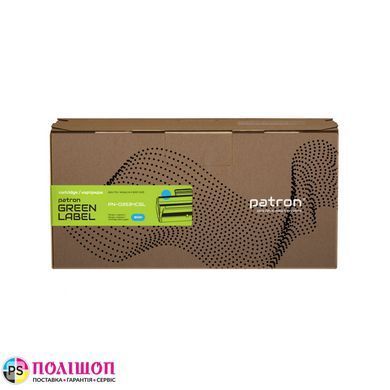 Тонер-картридж совместимый XEROX 106R03534 Green Label, голубой Patron (PN-03534CGL)