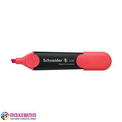 Маркер текстовиділювач SCHNEIDER JOB 1-5 мм, червоний