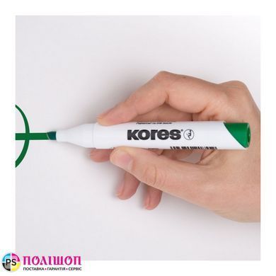 Набор маркеров для белых досок KORES 3&ndash;5 мм, 6 цветов