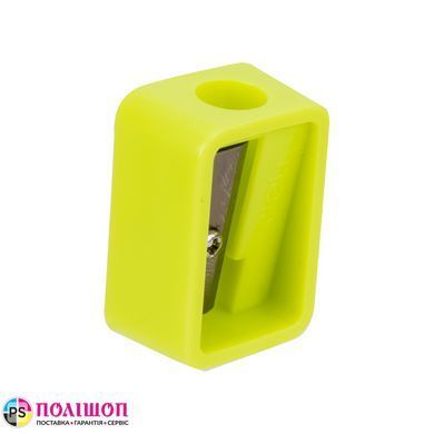 Точилка для карандашей DELI E0594 с контейнером, 1 отверстие, желтая
