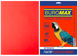 Папір кольоровий BUROMAX INTENSIVE, червоний, 50 аркушів, А4, 80 г/м&sup2;