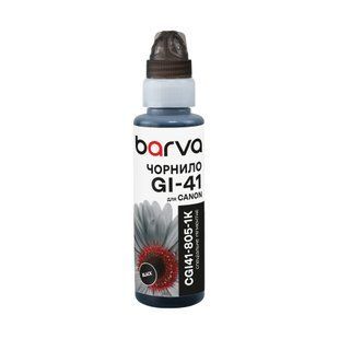 Чернила для Canon GI-41 PGBK 100мл, флакон OneKey (1K), пигментные, черные Barva