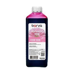 Чернила BARVA для Epson 108 Light MAGENTA 1 л, водорастворимые, светло-пурпурные