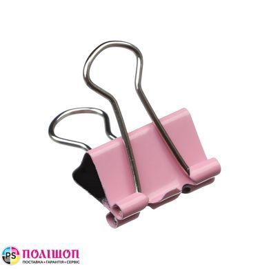 Біндер-затискач для паперу 19 мм BUROMAX PASTEL, асорті, 12 шт