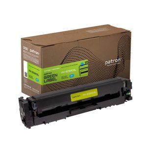 Картридж сумісний HP 205A (CF531A) Green Label, блакитний Patron (PN-205ACGL)