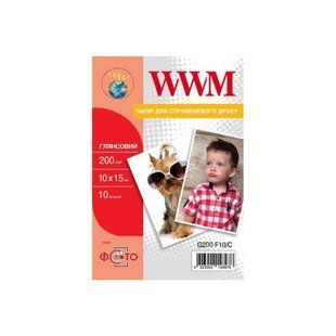 Фотопапір 200 г/м2 10х15 20 аркушів глянцевий WWM