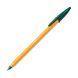 Ручка шариковая масляна BIC Orange Original, зеленая, 0.8мм