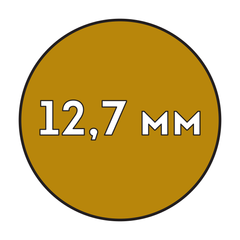 Металева пружина 12,7 мм ЗОЛОТО, А4 (100 шт)