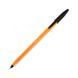 Ручка шариковая масляная BIC Orange Original, черная, 0.8мм