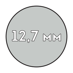 Металева пружина 12,7 мм СРІБЛО, А4 (100 шт)