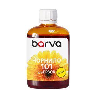 Чорнило для Epson 101Y спеціальне 100 мл, водорозчинне, жовте Barva