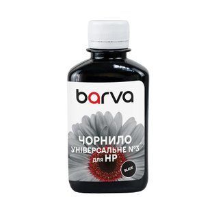 Чорнило для HP універсальне №3 180 мл, водорозчинне, чорне Barva