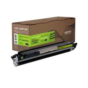 Тонер-картридж сумісний HP 126A (CE310A) Green Label, чорний Patron (PN-126AKGL)