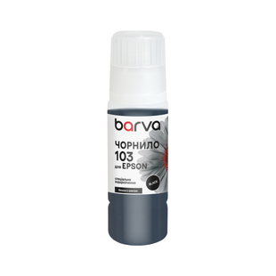 Чорнило Barva для Epson 103 Black 65 мл, OneKey, водорозчинне, чорне