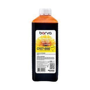 Чорнило для Canon PFI-102/PFI-107 Y 1 л, водорозчинне, жовте Barva