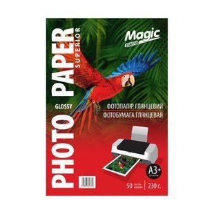 Фотобумага 230 г/м2 формат А3+ 50 листов глянцевая Magic