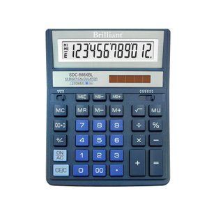 Калькулятор Brilliant SDC-888 ХBL, 12 розрядів, синій