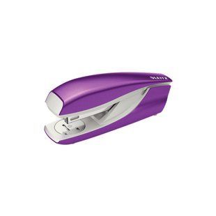 Степлер металевий Leitz New NeXXt WOW, 30 листів, фіолетовий металік, cкоба №24/6, 26/662