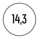 Металева пружина 14,3 мм БІЛА, А4 (100 шт)