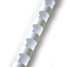 Пластиковая пружина Ф28 мм (10 шт) БЕЛАЯ