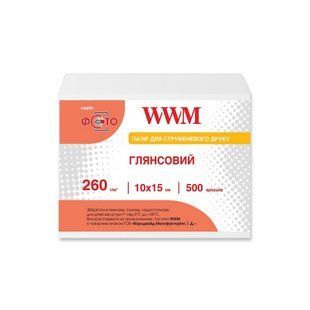 Фотобумага 260 г/м2 10х15 500 листов глянцевая WWM