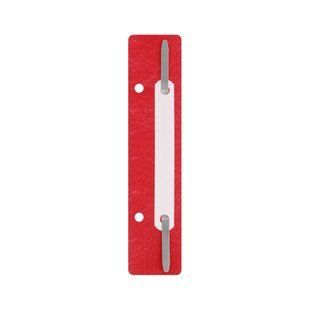 Минискоросшиватель Economix, 20 шт, красный