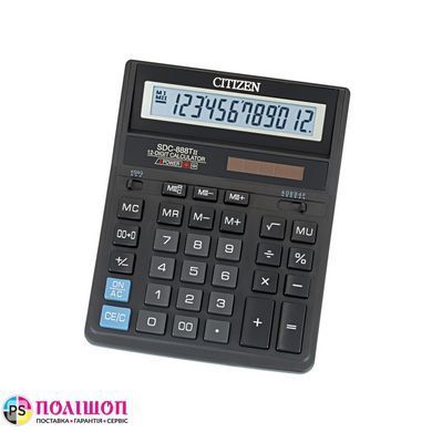 Калькулятор Citizen SDC-888TII бухгалтерський, 12 розрядів