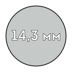 Металева пружина 14,3 мм СРІБЛО, А4 (100 шт)