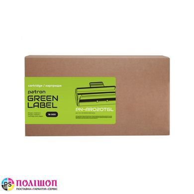 Тонер-картридж сумісний Sharp AR-020T/AR-020LT Green Label Patron (PN-AR020TGL)
