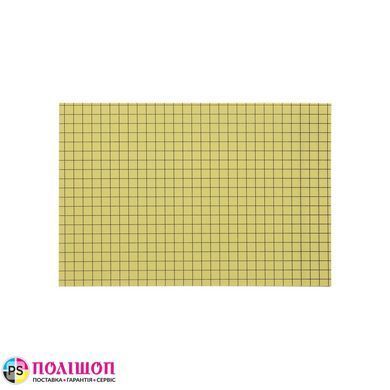 Блок паперу для нотаток з клейким шаром BUROMAX 100х150 мм, 100 аркушів, клітинка, жовтий (BM.2320-08)