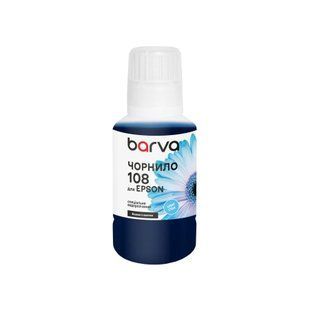 Чернила BARVA для Epson 108 Light CYAN 140 мл, OneKey, водорастворимые, светло-голубые