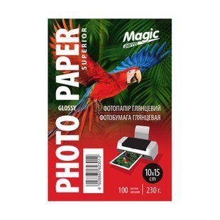 Фотобумага 230 г/м2 формат 10х15 100 листов глянцевая Magic